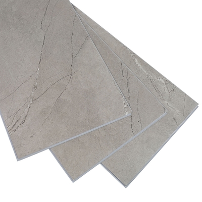 Hotel Waterproof Wear Resistant SPC Stone Polymer Composite Flooring with Marble Color